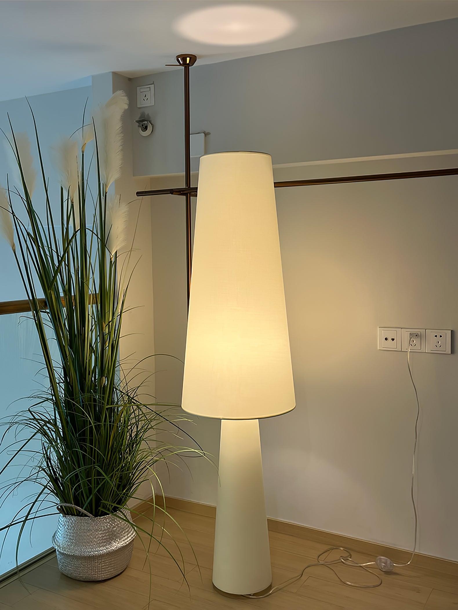 Column Fabric Floor Lamp Suitable For Living Room K328