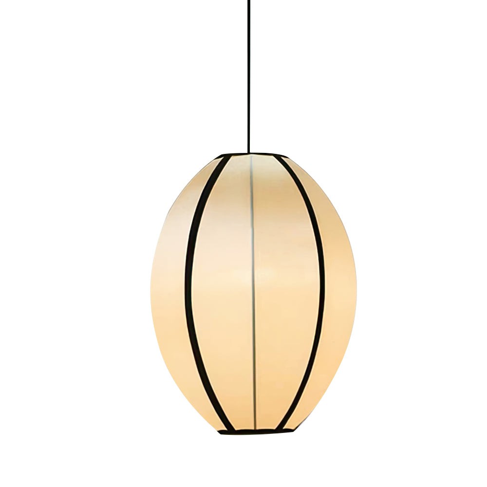 Ribbon Fabric Pendant Light – Elegant Lantern Light for Dining & Living K173