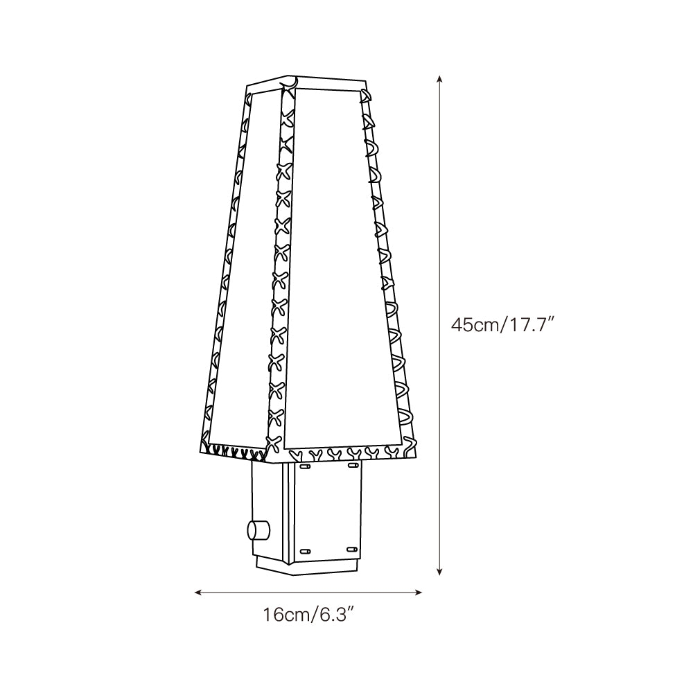 Parchment Table Lamp D677
