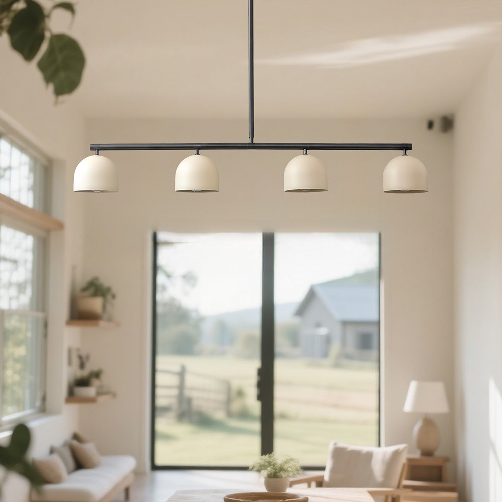 Modern Strip 4-Light Chandelier For Kitchen Island K899