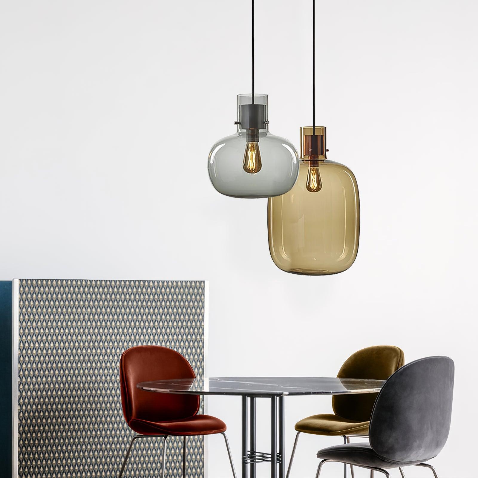 Nordic Minimalist Luxury Personality Glass Pendant Light K289