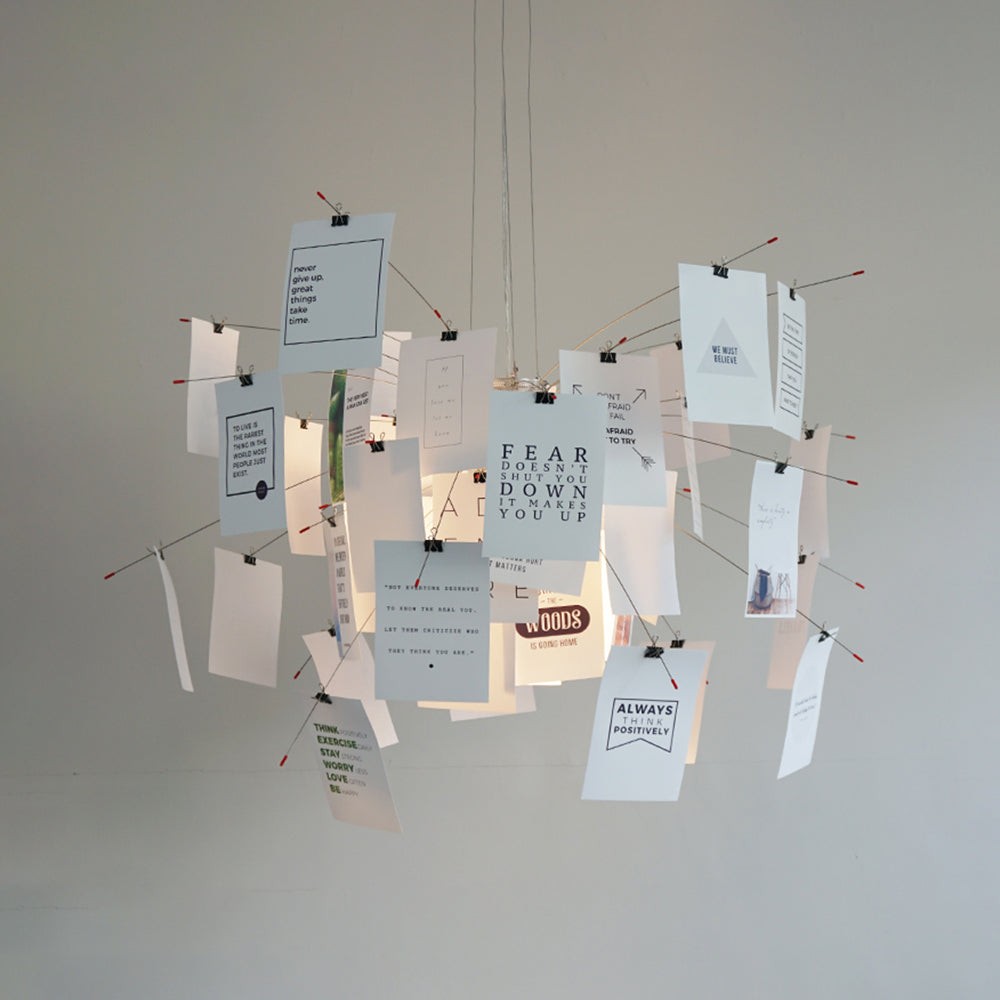 Renée Creative Picture Pendant Light Art Deco Bedroom Living Room K1263