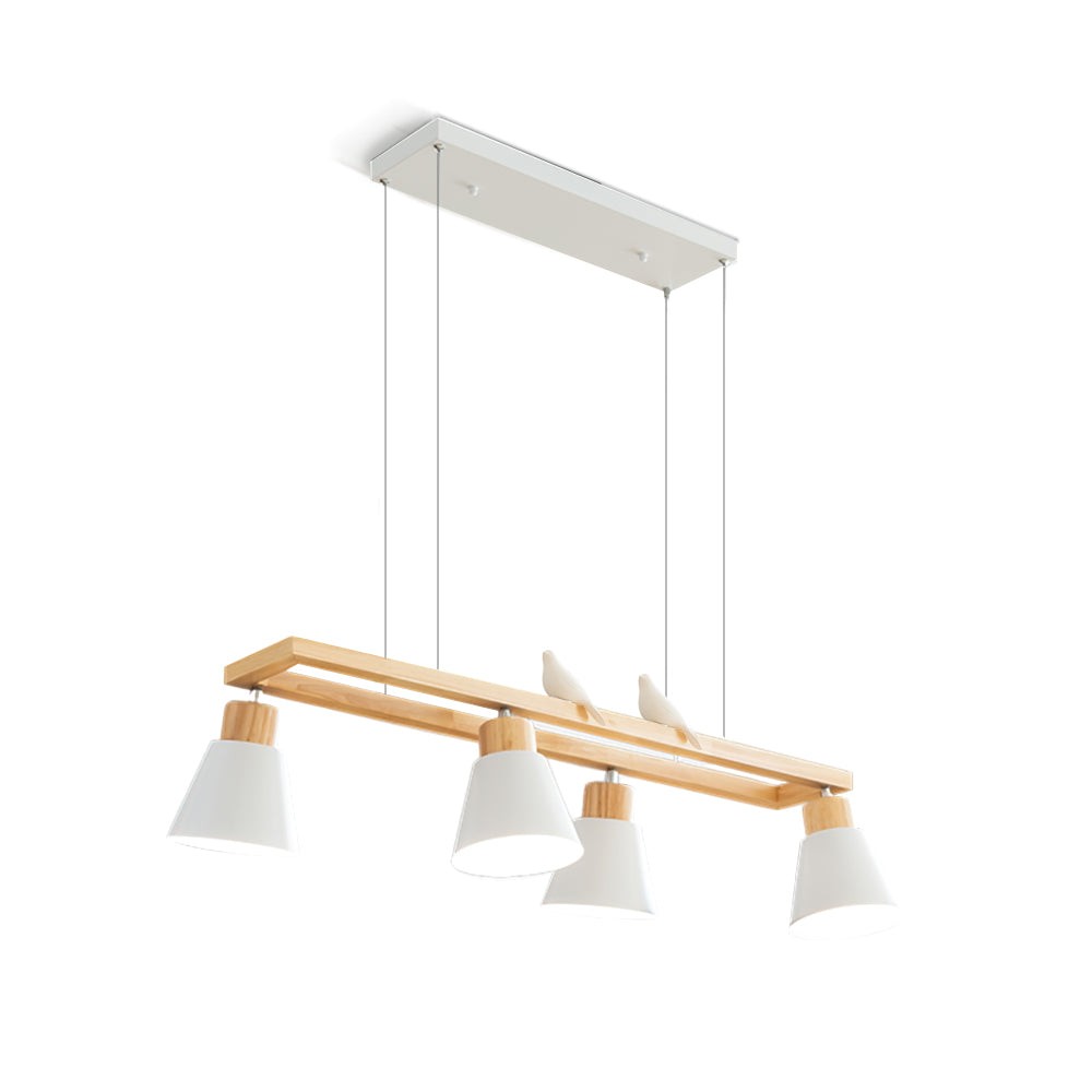 Cone Wood Chandelier K1001