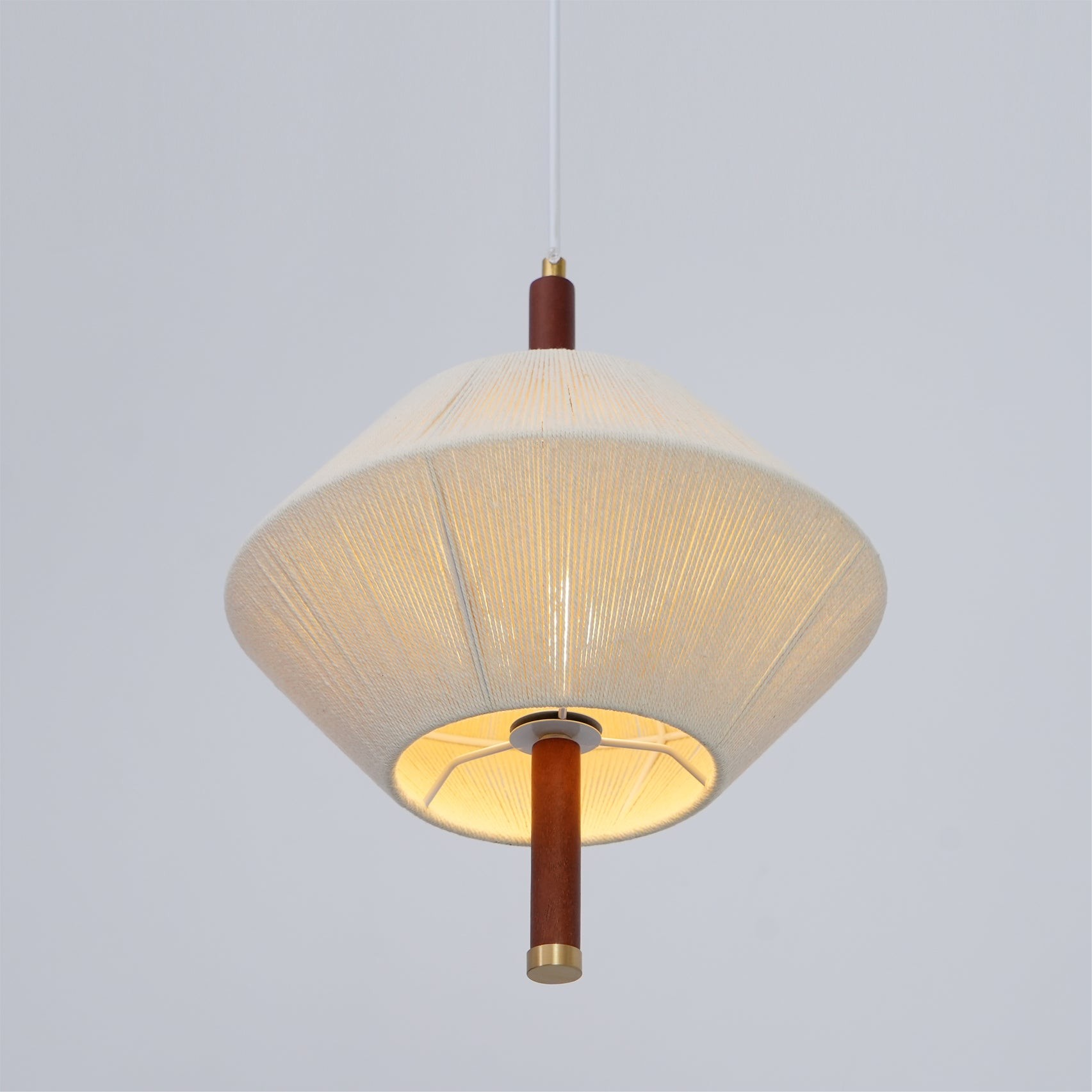 Japanese Wabi-Sabi Style Woven Fabric Pendant Lamp K709