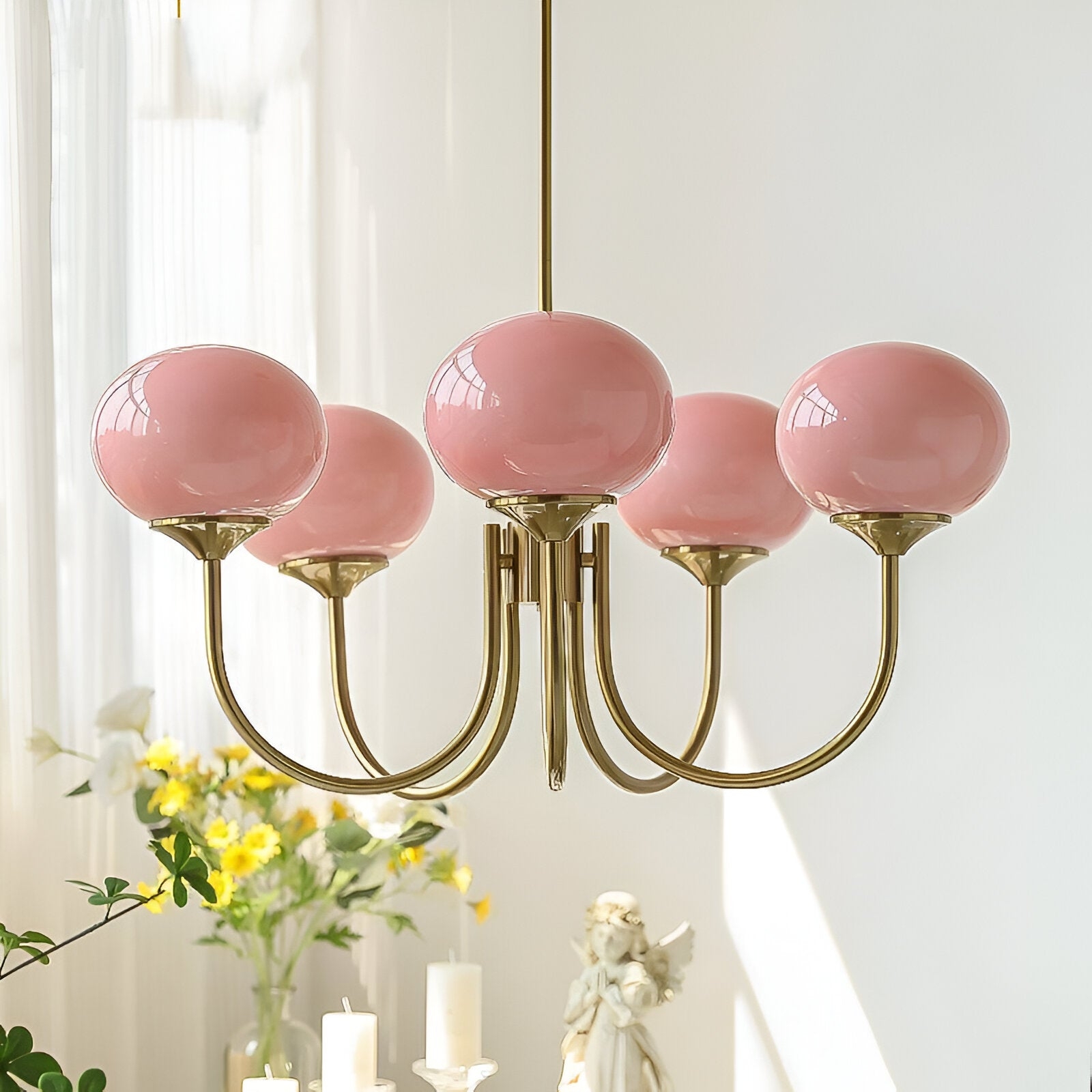 Marshmallow Modern Glass Chandelier D776