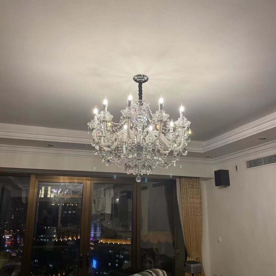 Candlestick Crystal Chandelier