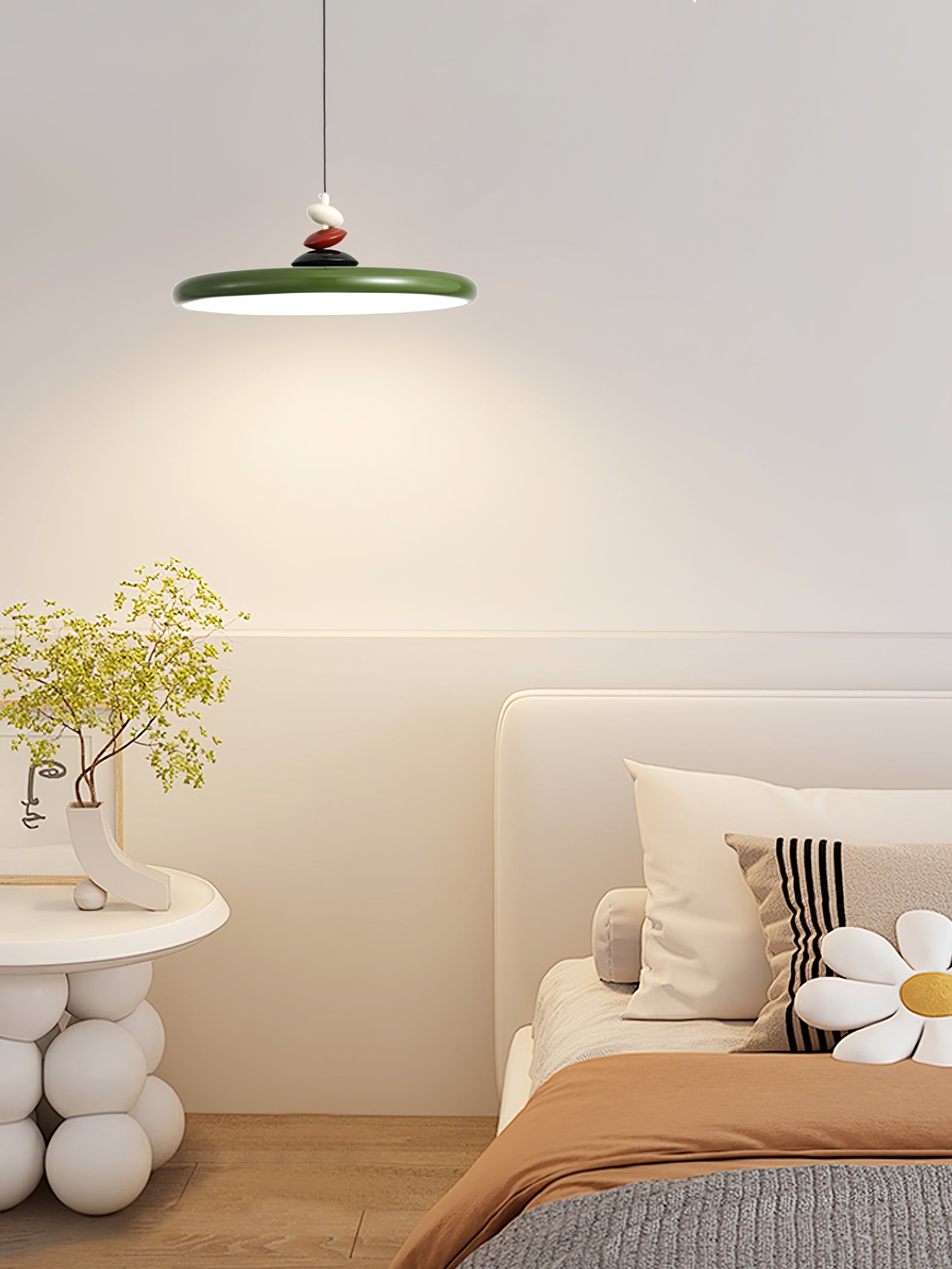 Nordic UFO Colorful LED Pendant Light K784