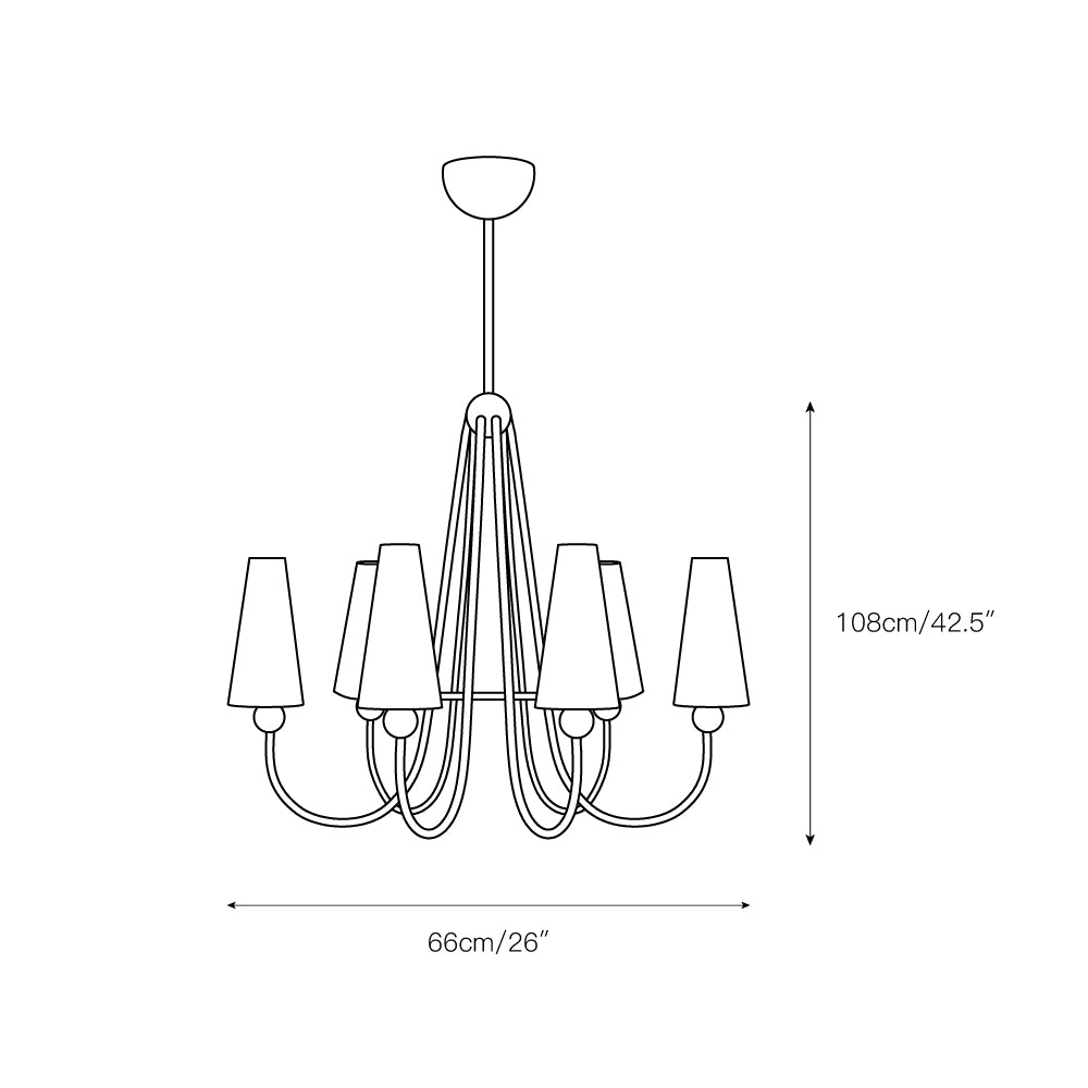 Mavis Chandelier D503
