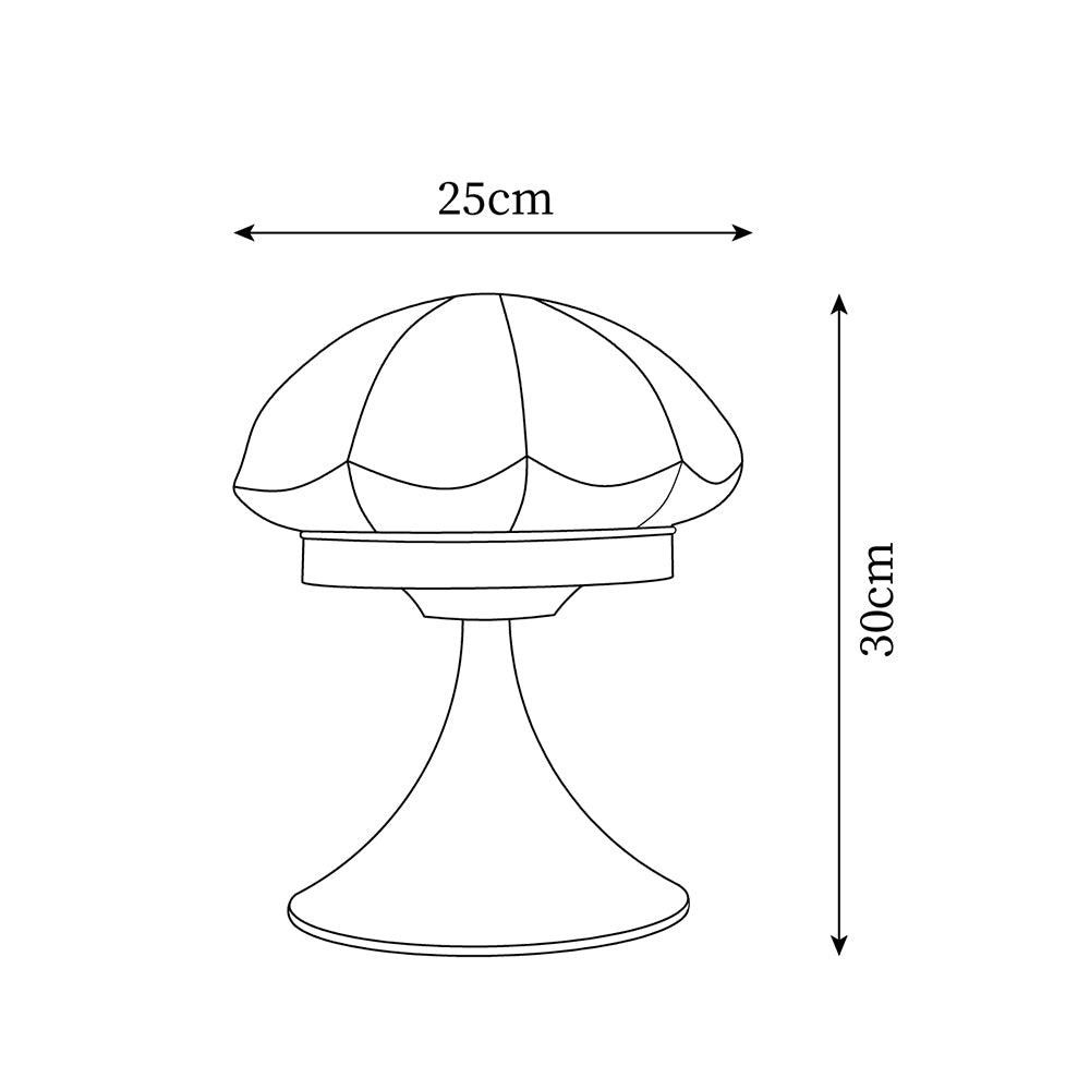 Bauhaus Glass Table Lamp For Bedroom K344