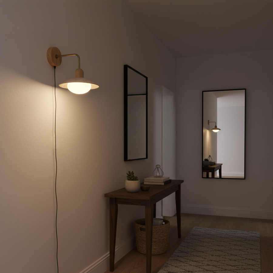 Carolia Plug In Wall Lamp D57