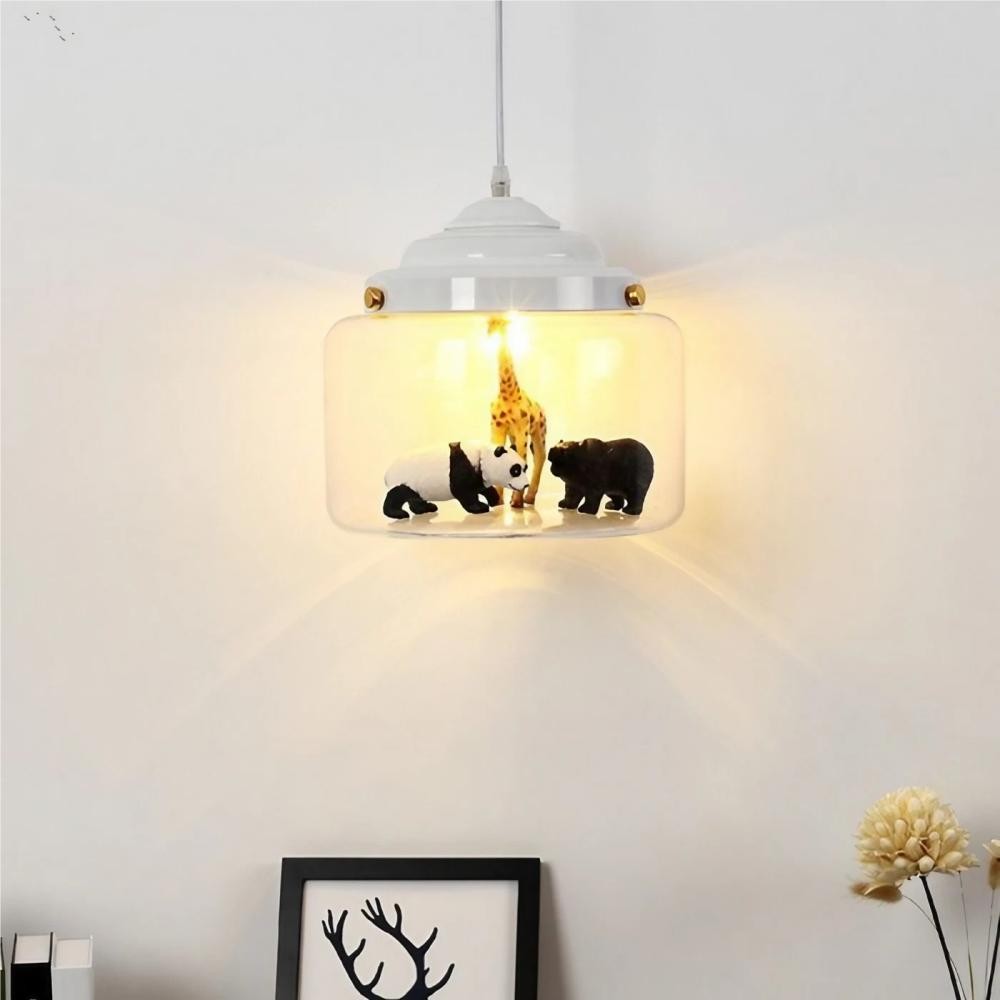 Creative Little Zoo Glass Pendant Lamp K33