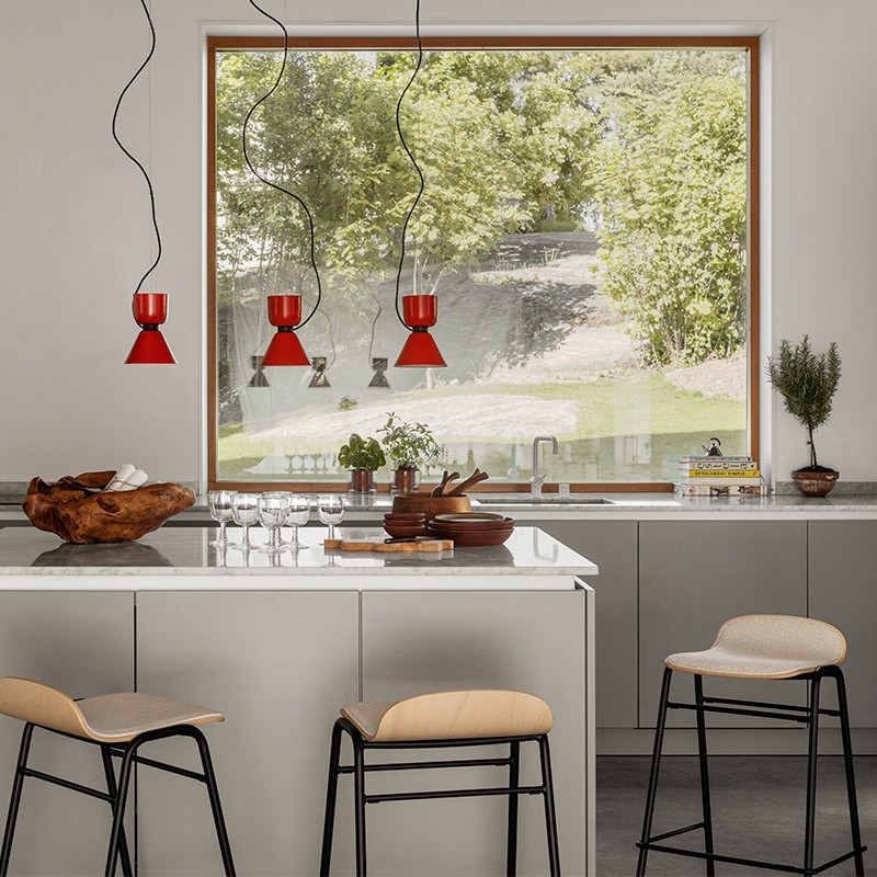 Macaron Design Alphabeta Metal Pendant Light K73