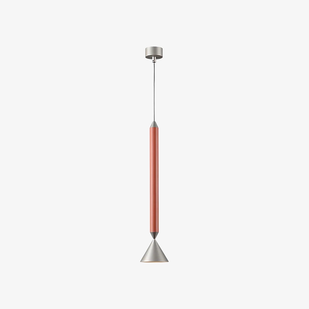 Vertara Minimal Cone Pendant Light - Sleek Architectural Hanging Lamp for Dining and Kitchen K2379
