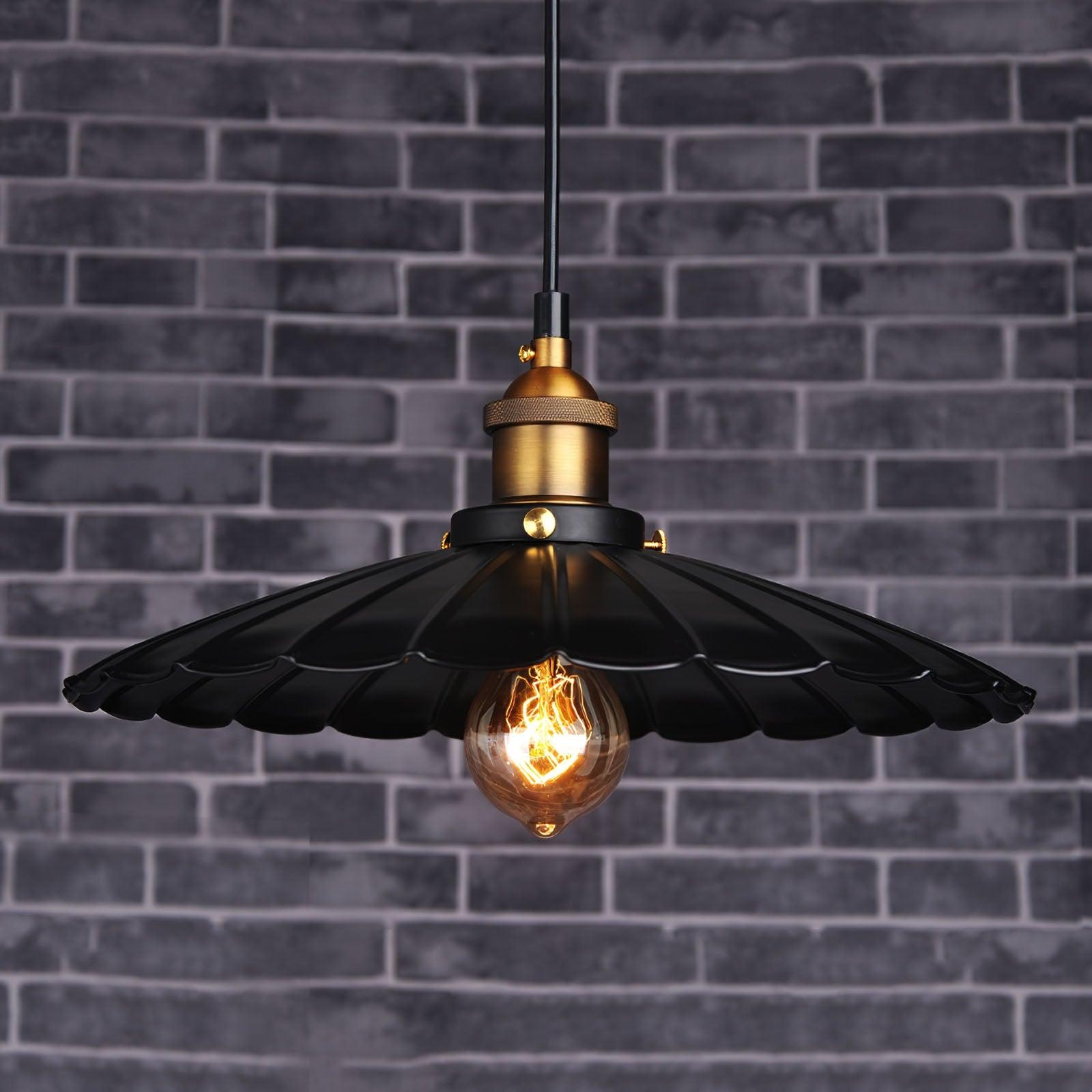 Black Skirt Pendant Light D359