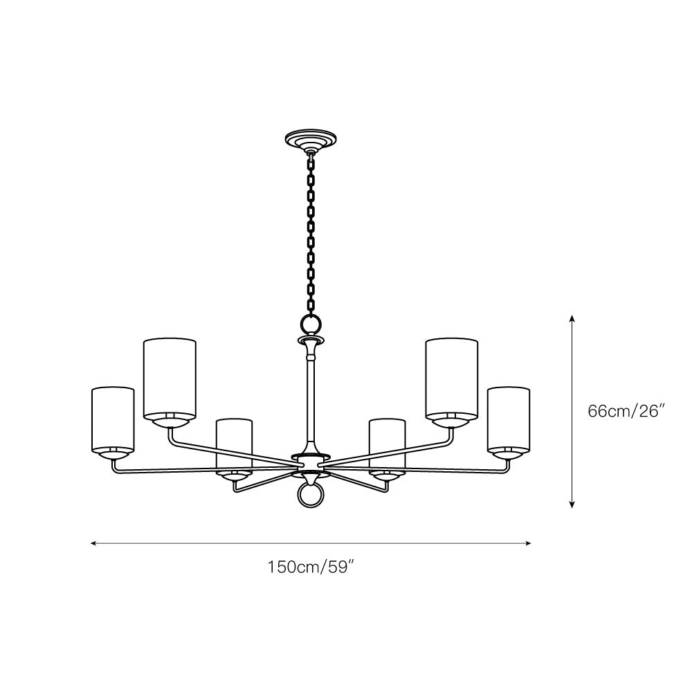 Ginevra Chandelier D507