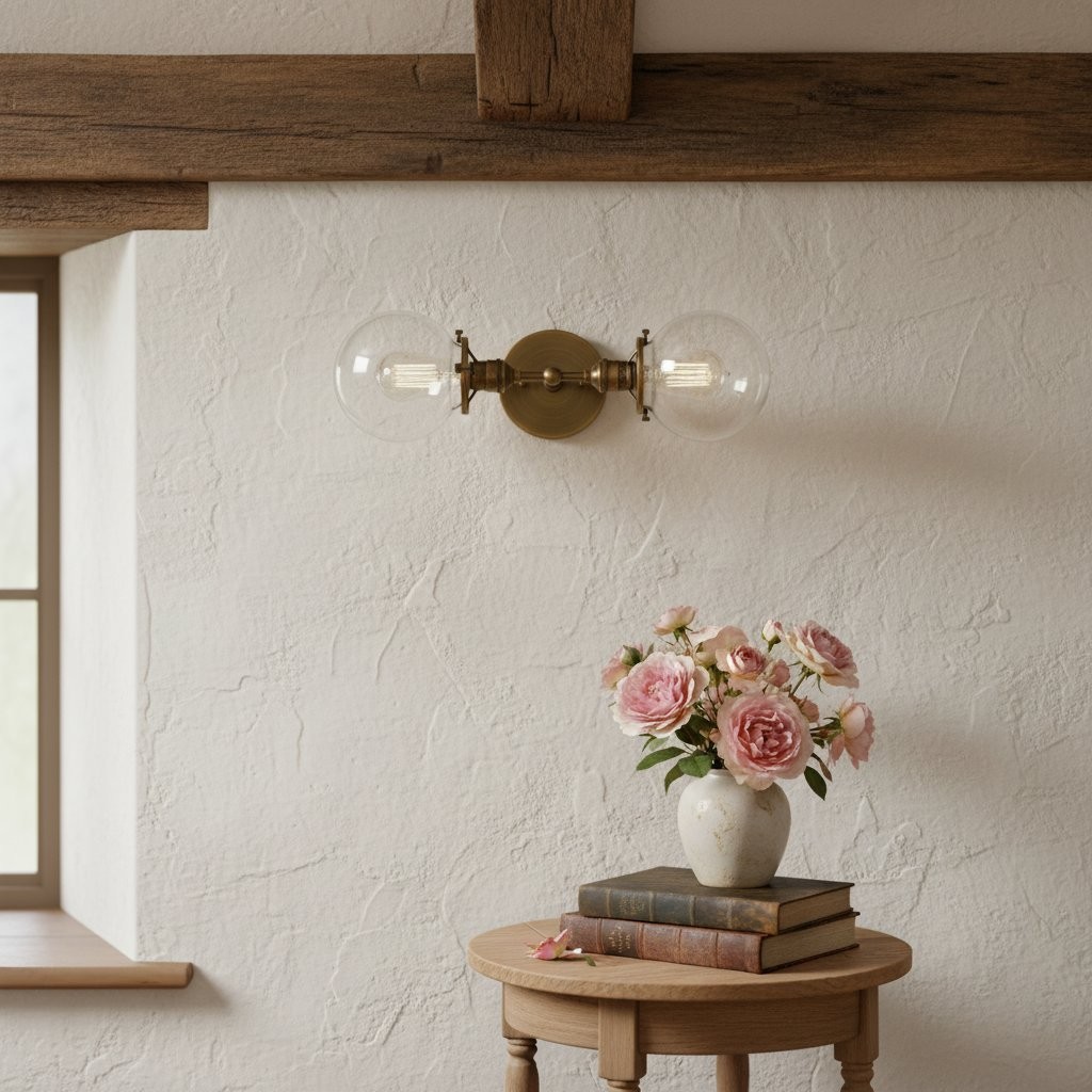 Lumio Globe Industrial Vanity Lighting- Modern Double Globe Wall Light K1510