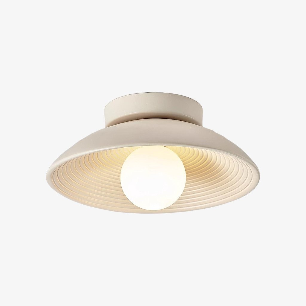 Ovalune Textured Ceiling Lamp - Contemporary Style Lighting for Living Spaces K2104