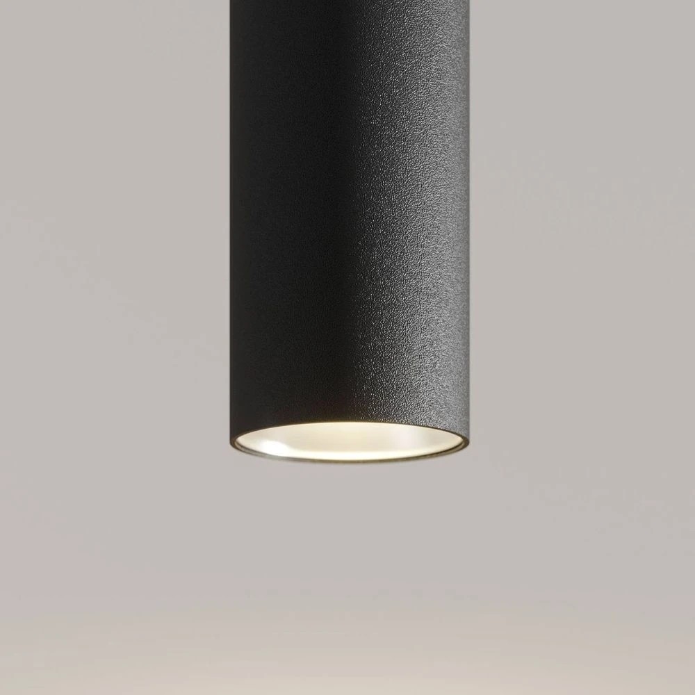 Modern Black Long Tube Led Pendant Light K202