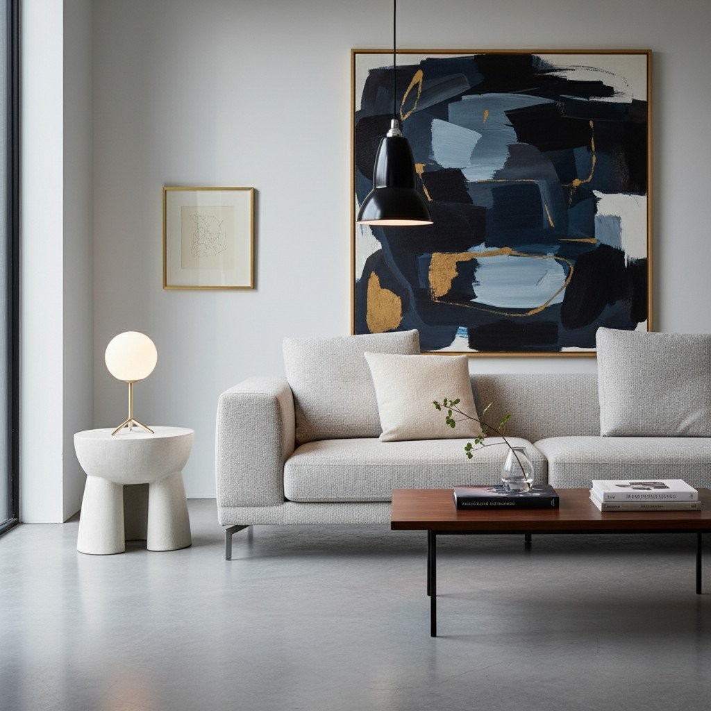 Modryx Refined Geometric Pendant Lamp for Bedroom and Living Space - Classic Modern Design K2125