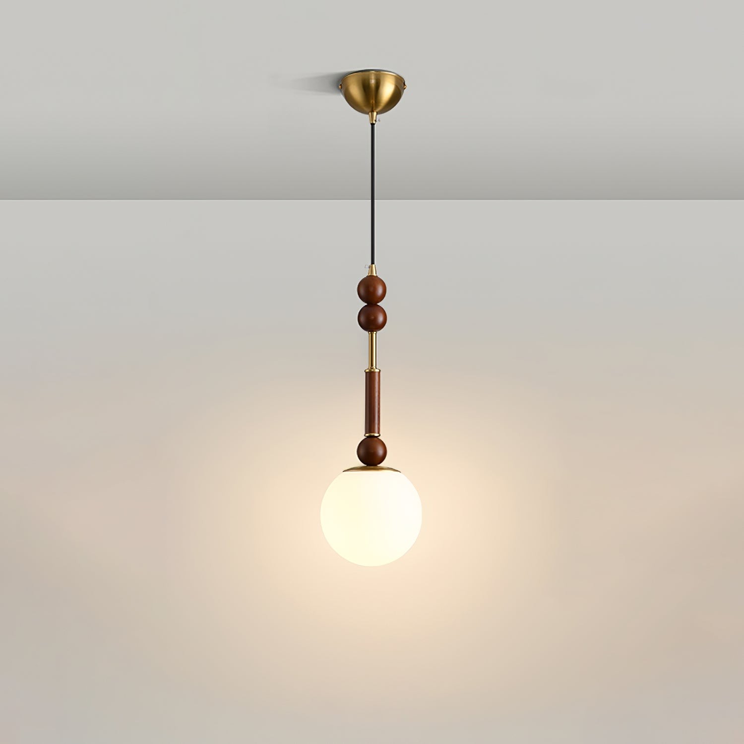 Retro Solid Wood Series Pendant Lamp K637