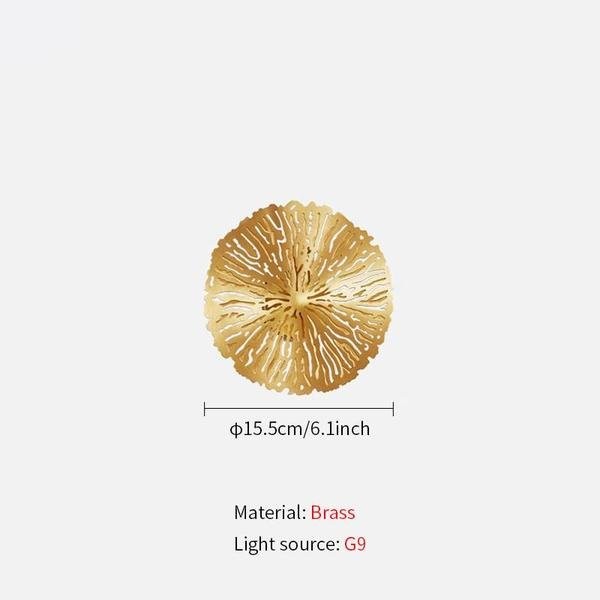 Lotus Leaf Wall Sconce