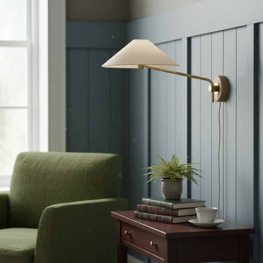 lvoryne Tapered Shade Wall Light - Timeless Lighting for Hallway and Lounges K2093