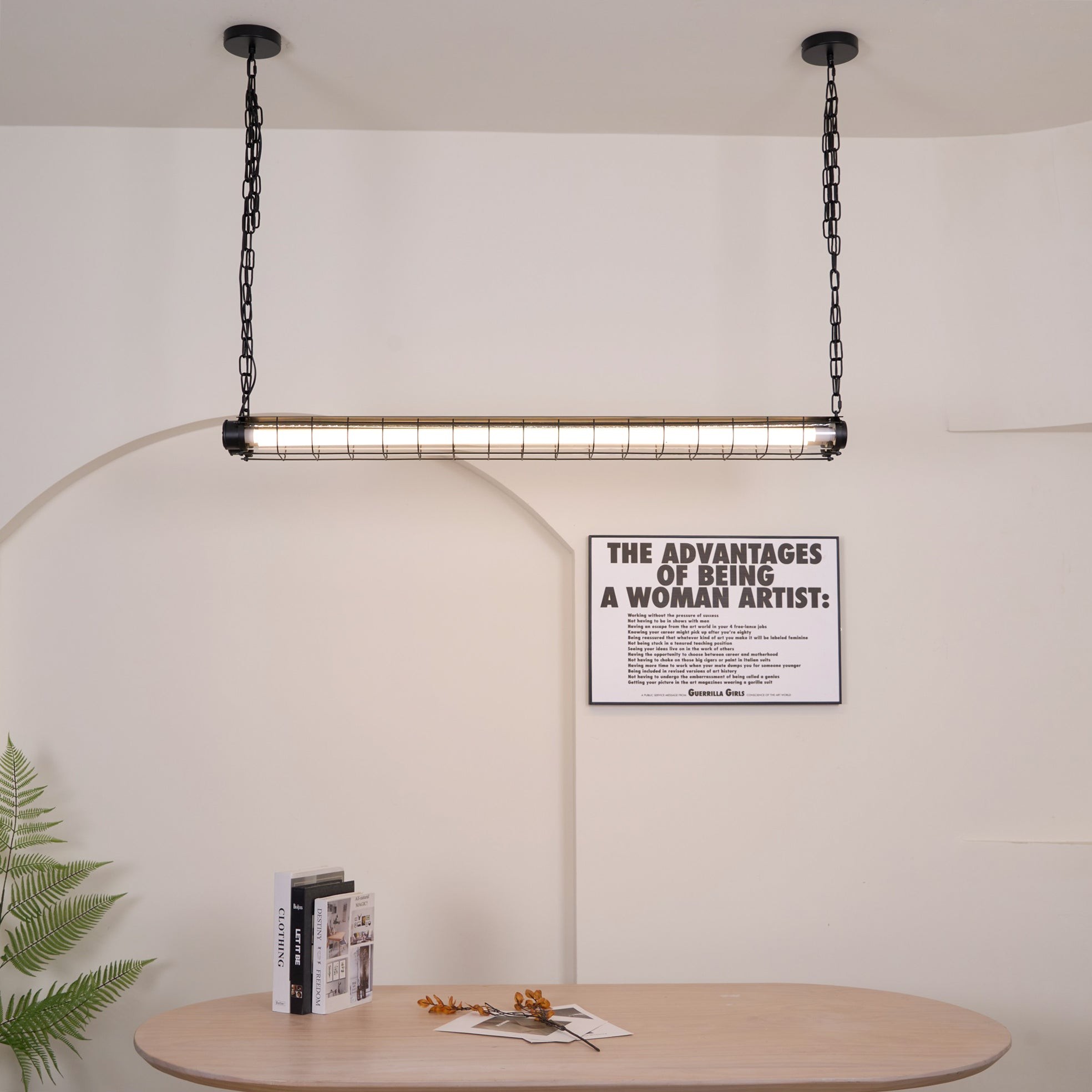 Industrial Linear Cage Chandelier K903