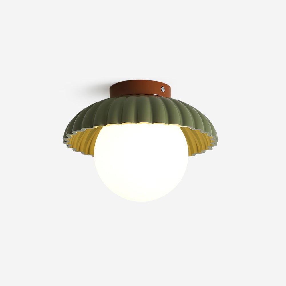 Alien Cream Ceiling Light - Resin Flower Ceiling Lamp for Living Room and Kitchen K227
