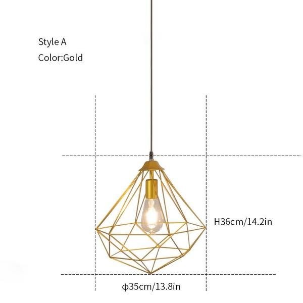 Diamond Hanging Light