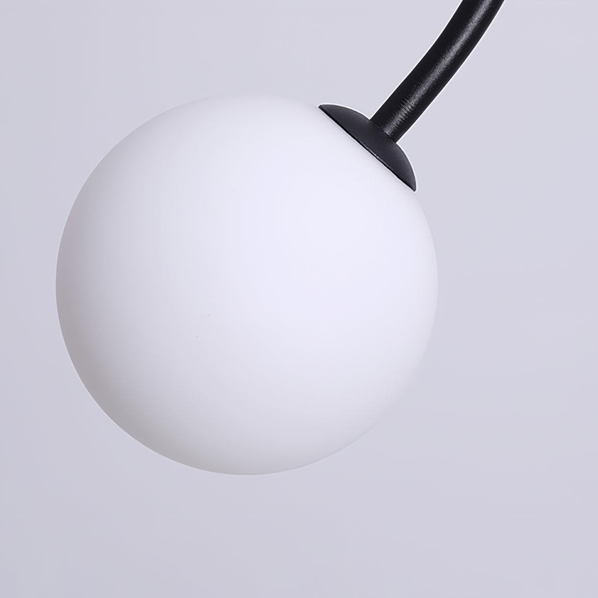 Creative Double Heads Glass Pendant Lamp K249