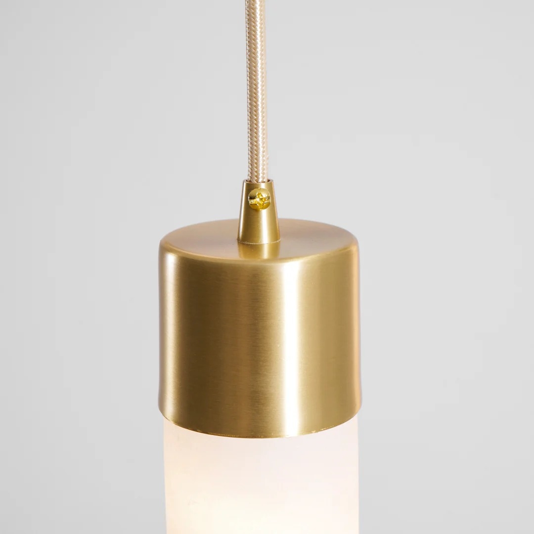 Solaryx Minimal Cylindrical Silhouette Pendant Light - Modern Style Lamp for Kitchen or Dining Room K2300