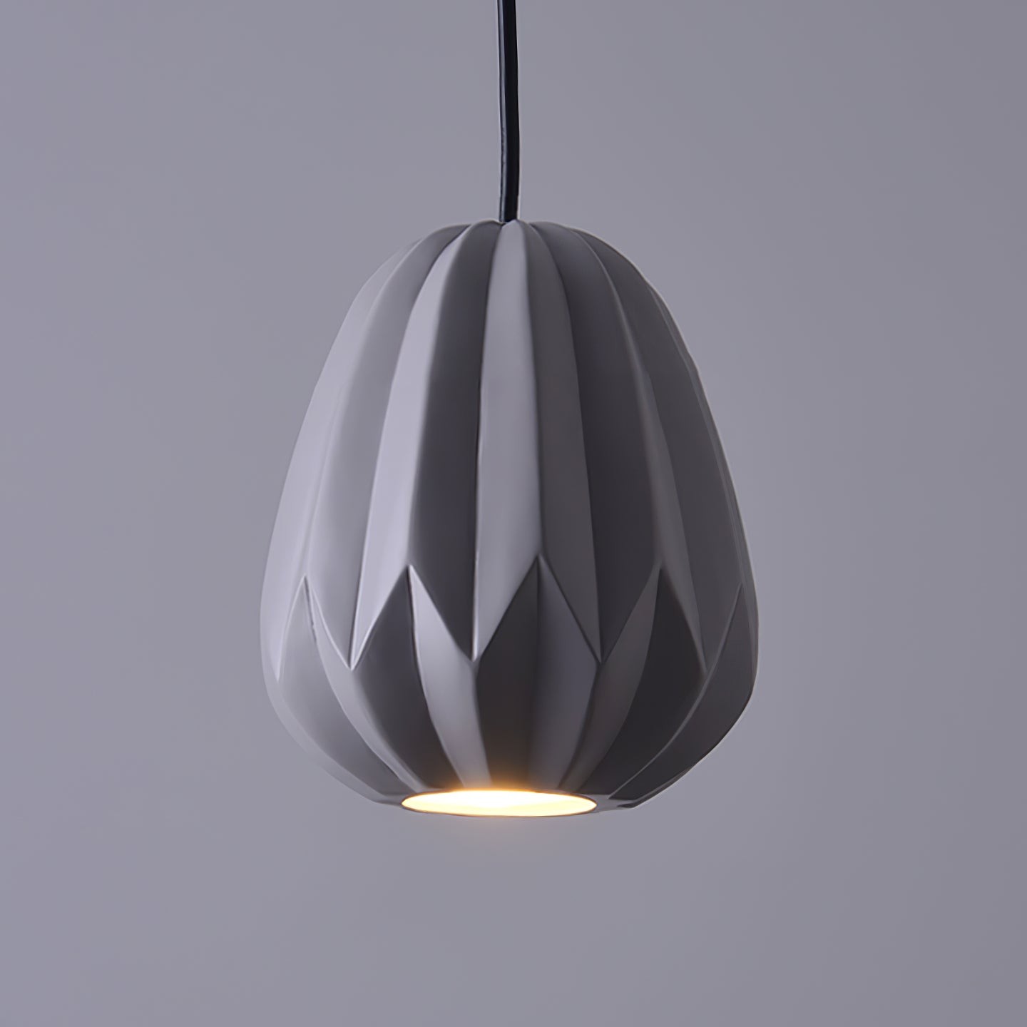 Papaya Resin Pendant Lamp K1064
