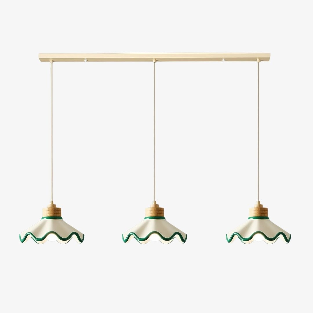 Moliro Minimalist Gently Curved Pendant Light for Kitchen and Dining Room K2092