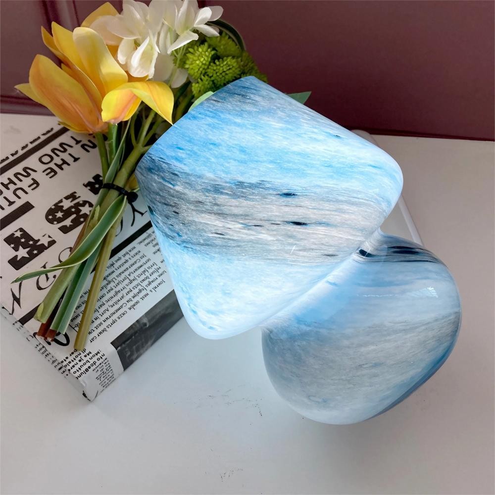 Decorative Handmade Glass Mushroom Table Lamp K53