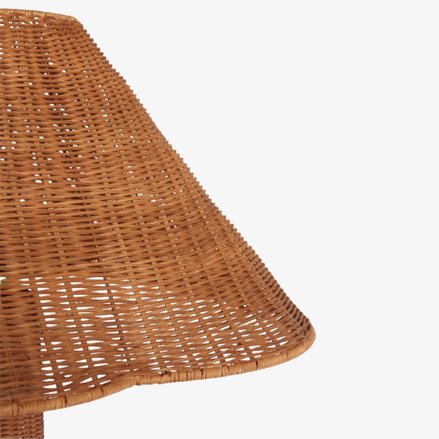 Wickara Woven Floor Lamp - Sculptural Rattan Design With Natural Rattan Style K1624