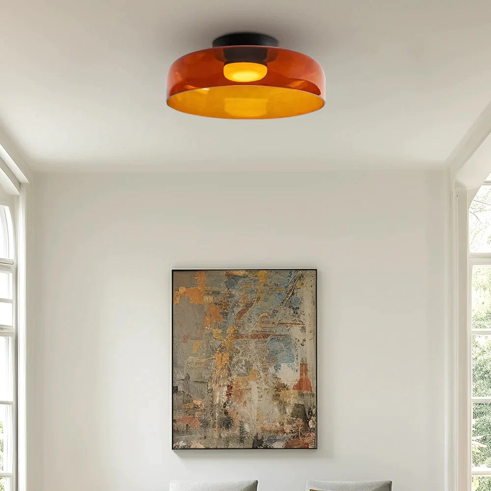 Celestial Scandinavian Glass Ceiling Lamp - Stylish Levels Ceiling Light for Room K2162