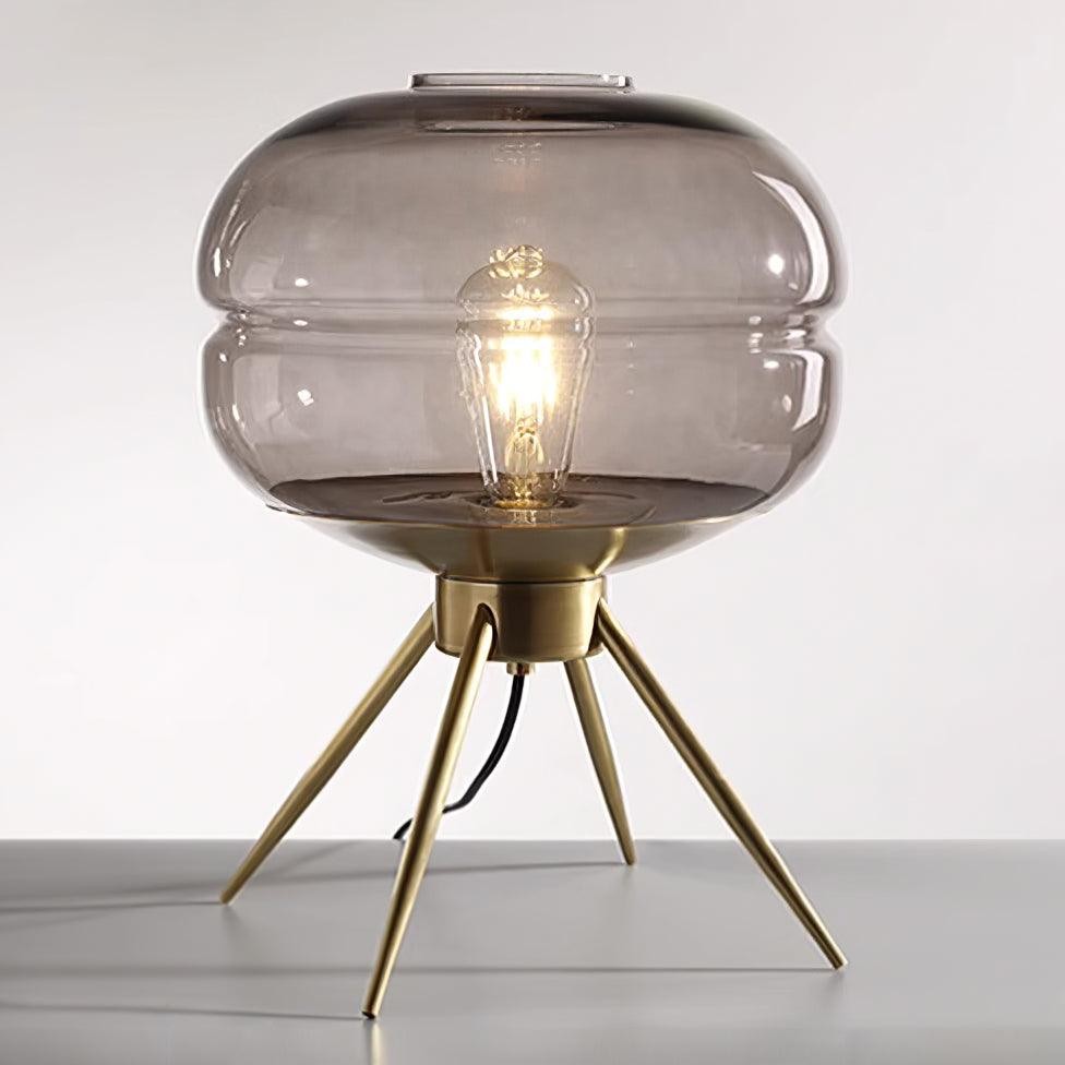 Luxury Personality Colored Glass Cover Tall Table Lamp K515