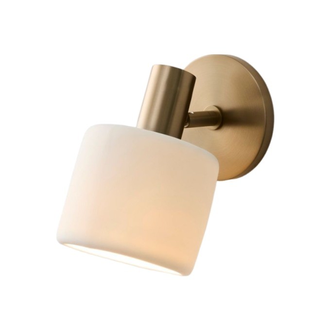 Cerova Modern Ivory Porcelain Sconce – Soft Organic Wall Light K1298
