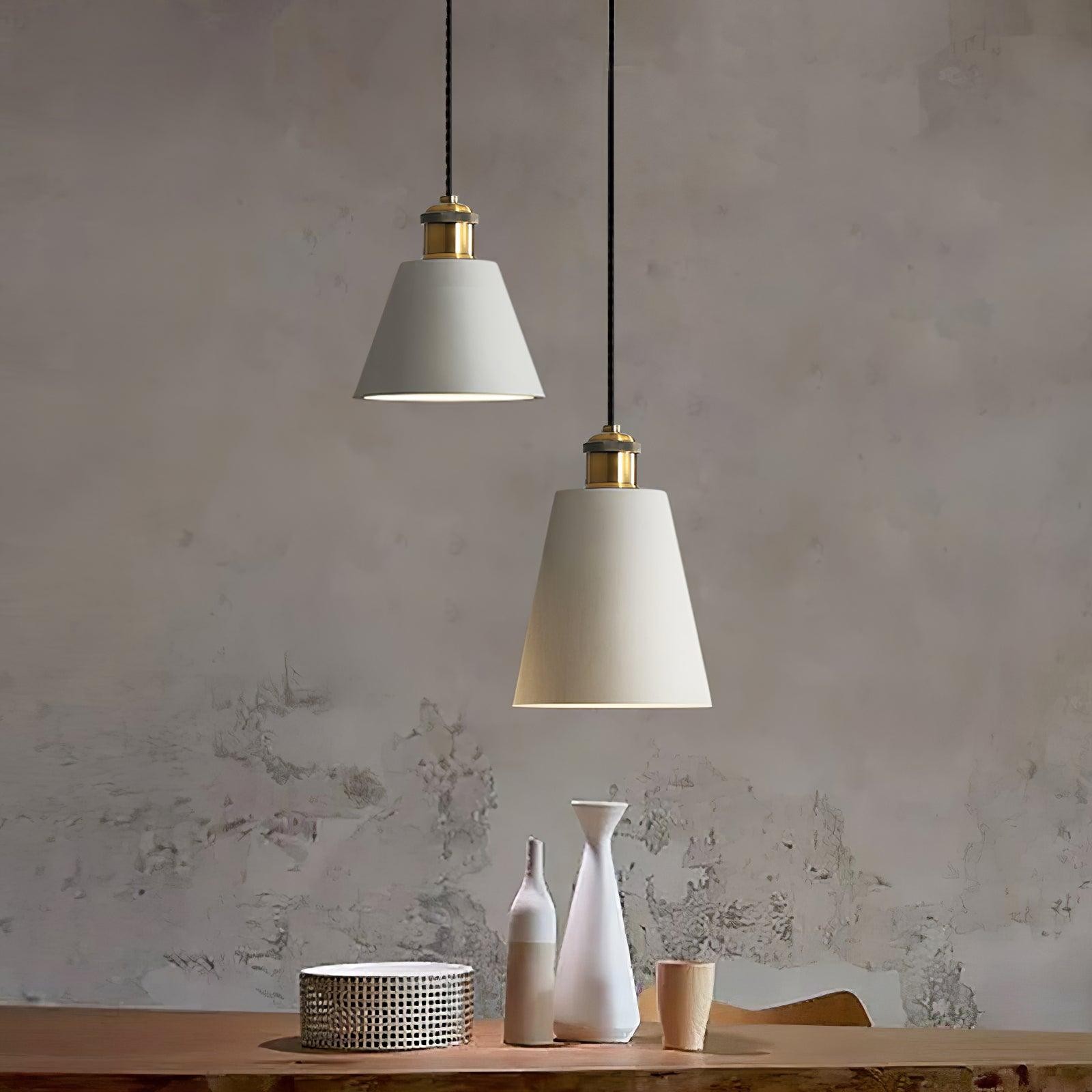 Modern Resin Geometric Pendant Lamp K621