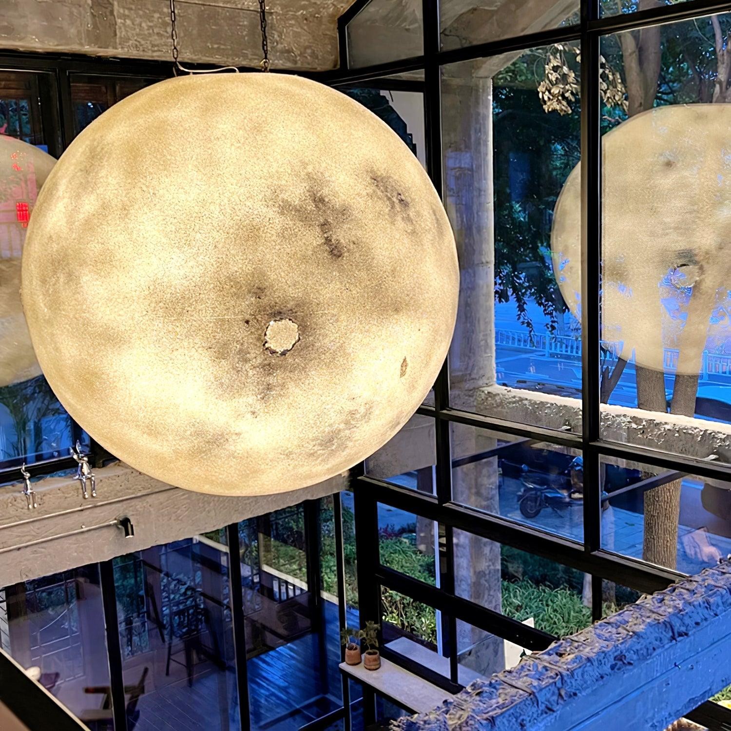 Planetary White Moon Chandelier Suitable For Living Room K215