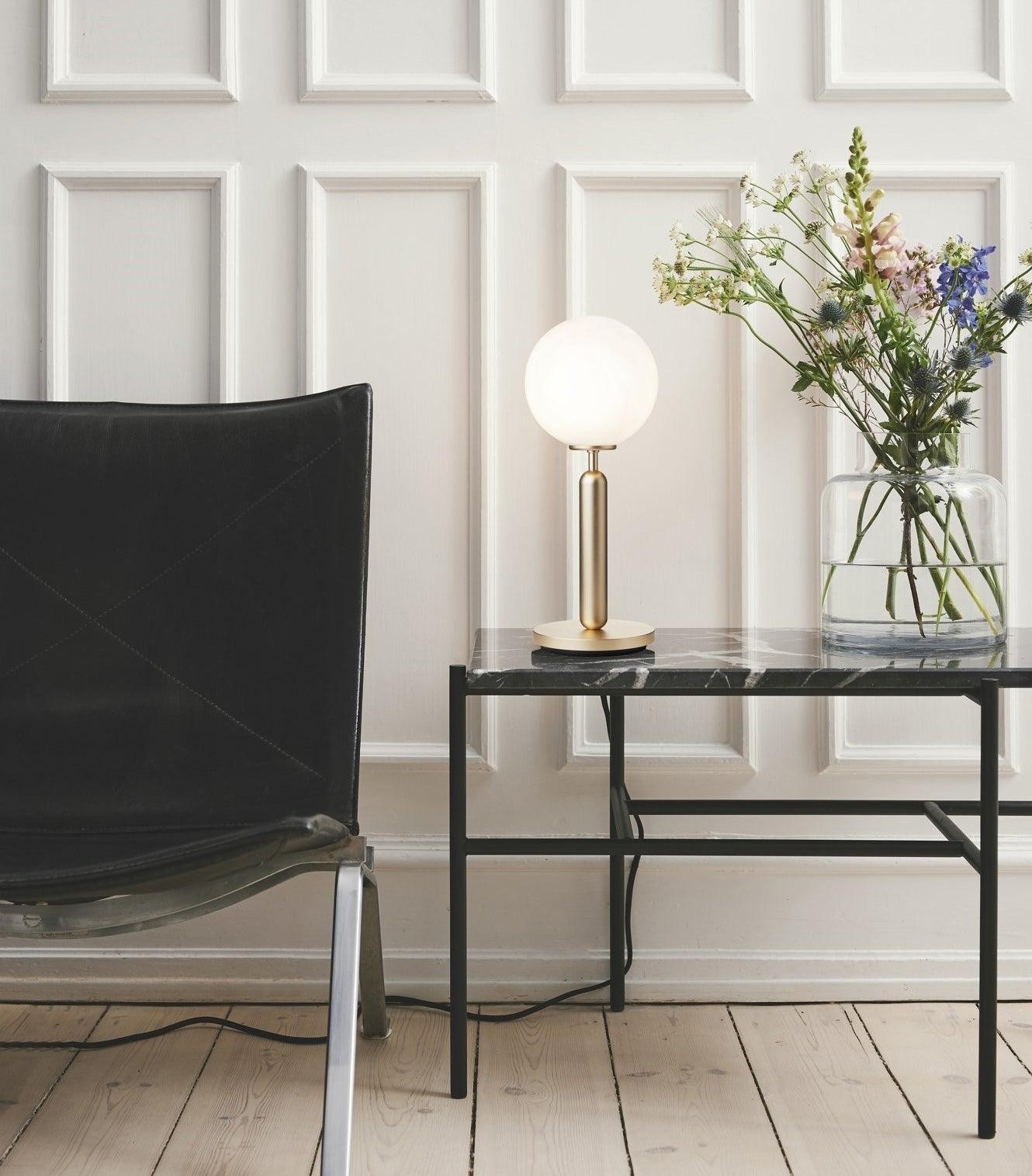 Spherical Stylish Glass Induction Table Lamp K504