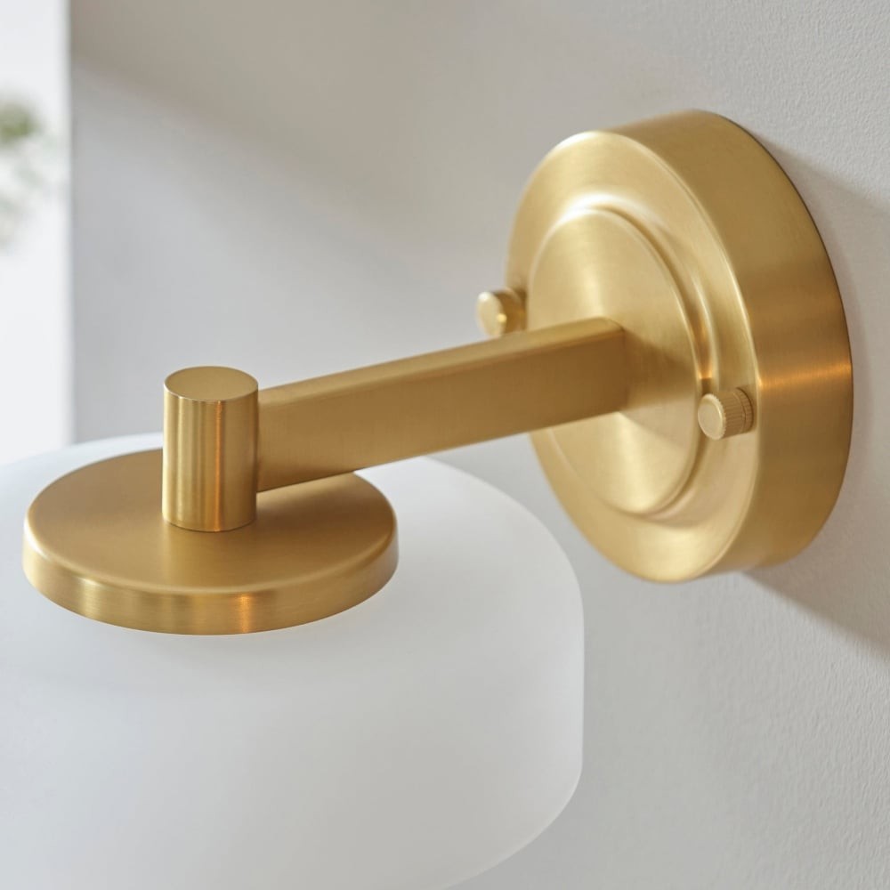 Zirvos Retro Globe Glass Wall Sconce - Elegant Brass-Inspired Shade Wall Light K1813