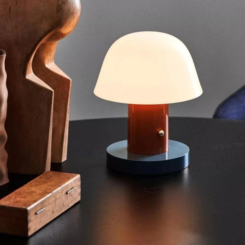 Minimalist Mushroom Cordless Table Lamp K533
