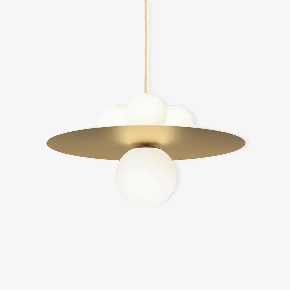 Metal Disc With Ball Pendant Light K230