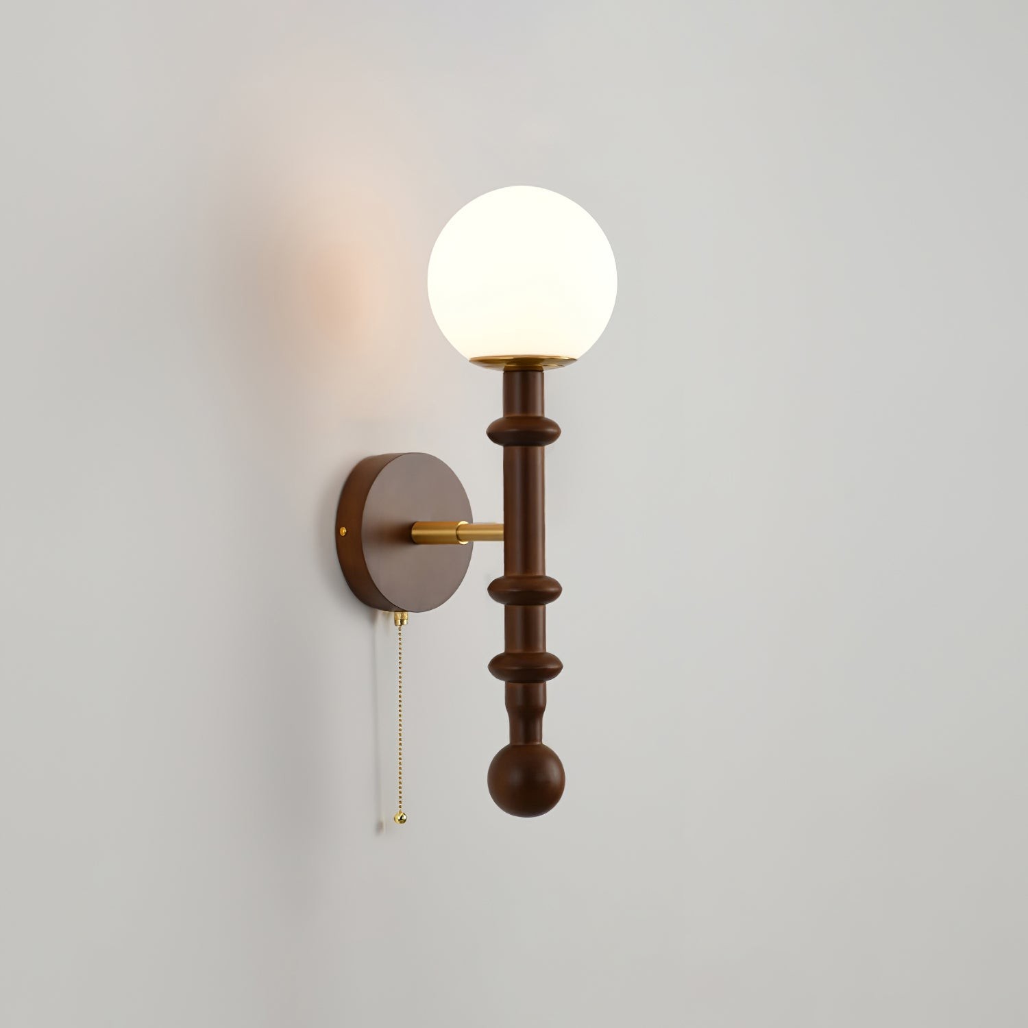 Retro Solid Wood Series Wall Lamp K638