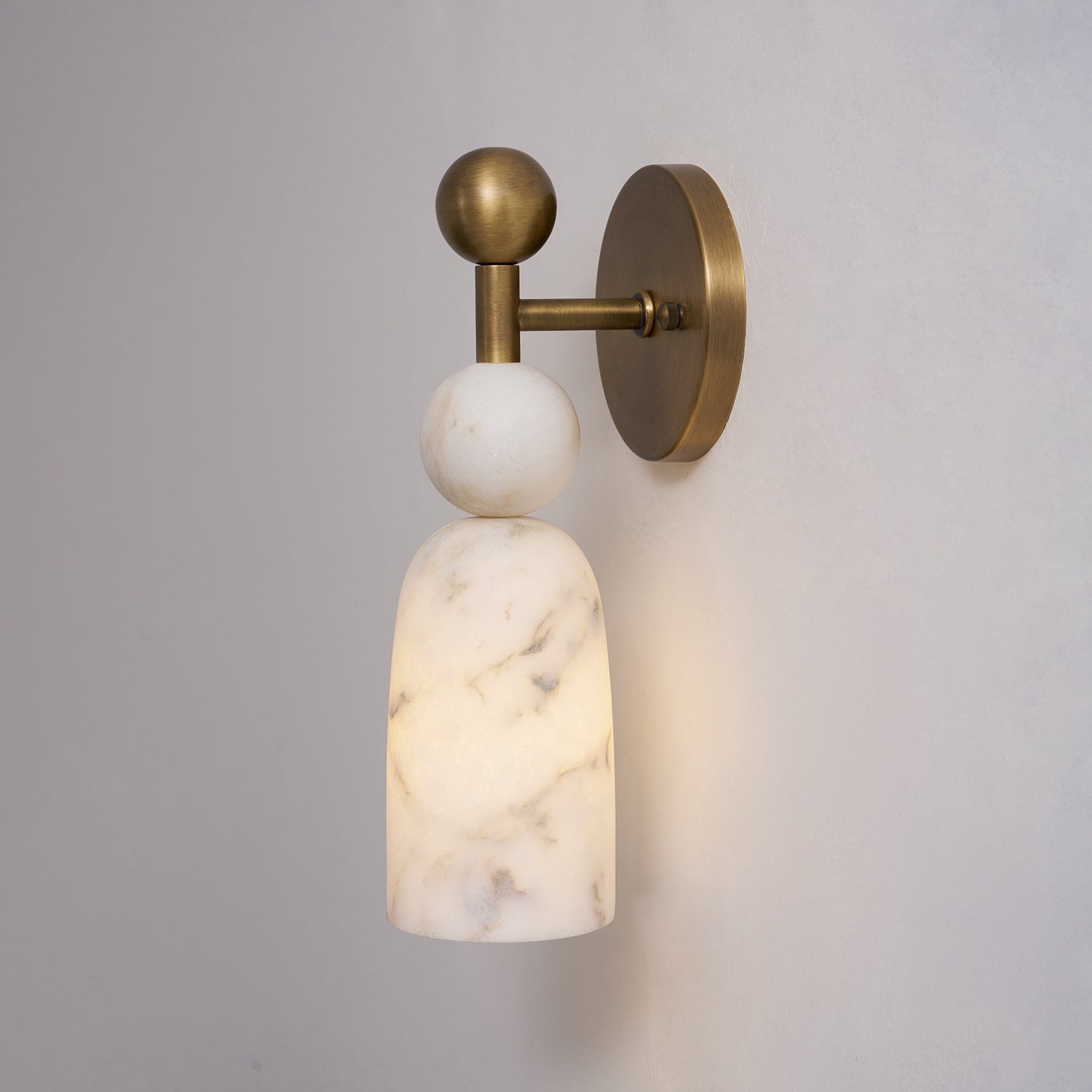 Flume Alabaster Wall Lamp D765