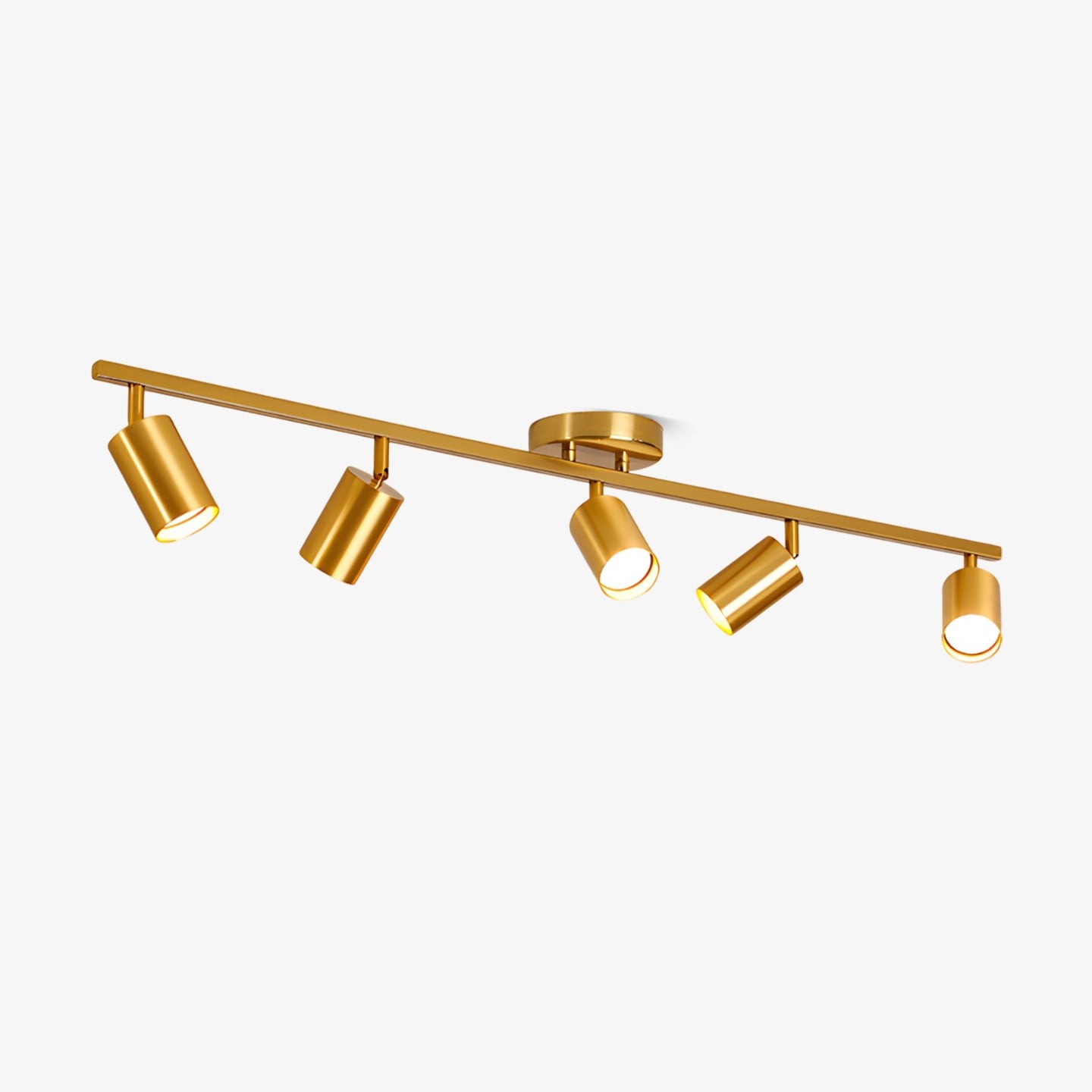 Row Of Multi-Head Metal Ceiling Lights K373