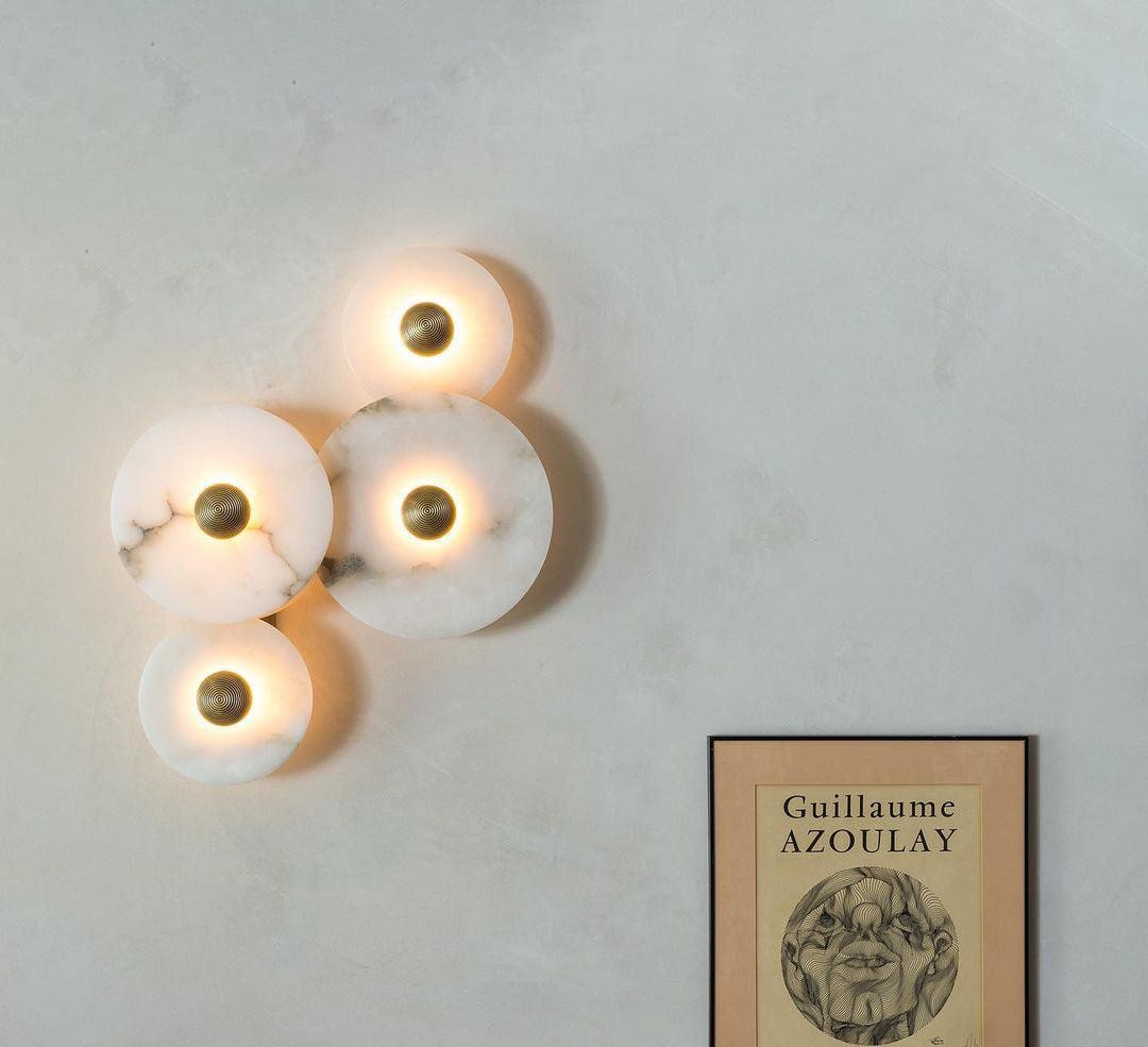 Creative Marble Round Wall Lamp K498