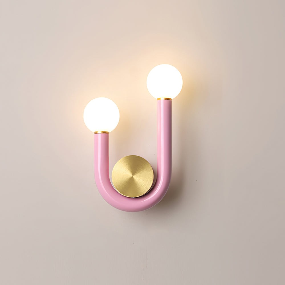 Creative U Shaped Double Head Wall Lamp K695