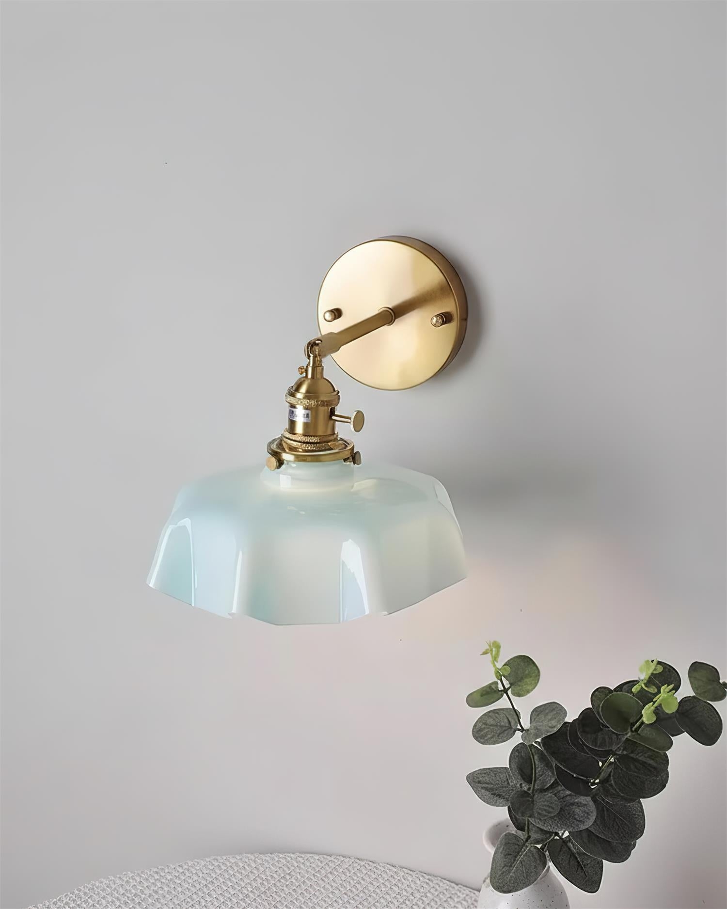 Skirted Ripple Wall Lamp D246